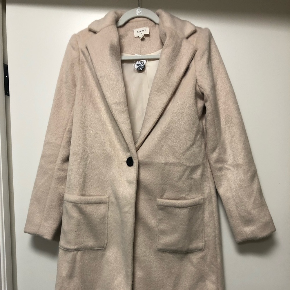Velour Long Coat